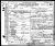 Death certificate of William W Glover